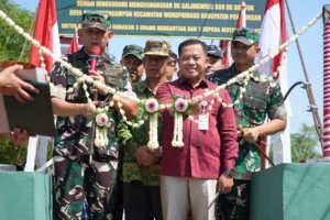 Jembatan Garuda di Jawa Tengah  Secara Serentak Diresmikan Pangdam IV Diponegoro