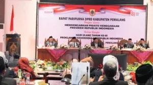 Kompak! Pemkab dan DPRD Pemalang Menyimak Pidato Kenegaraan Presiden Prabowo Subianto