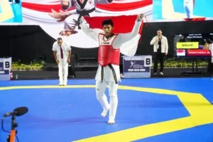 Muhammad Raihan Fadila Sabet Emas, Indonesia Berjaya di Kyorugi Asian Taekwondo Open 2026