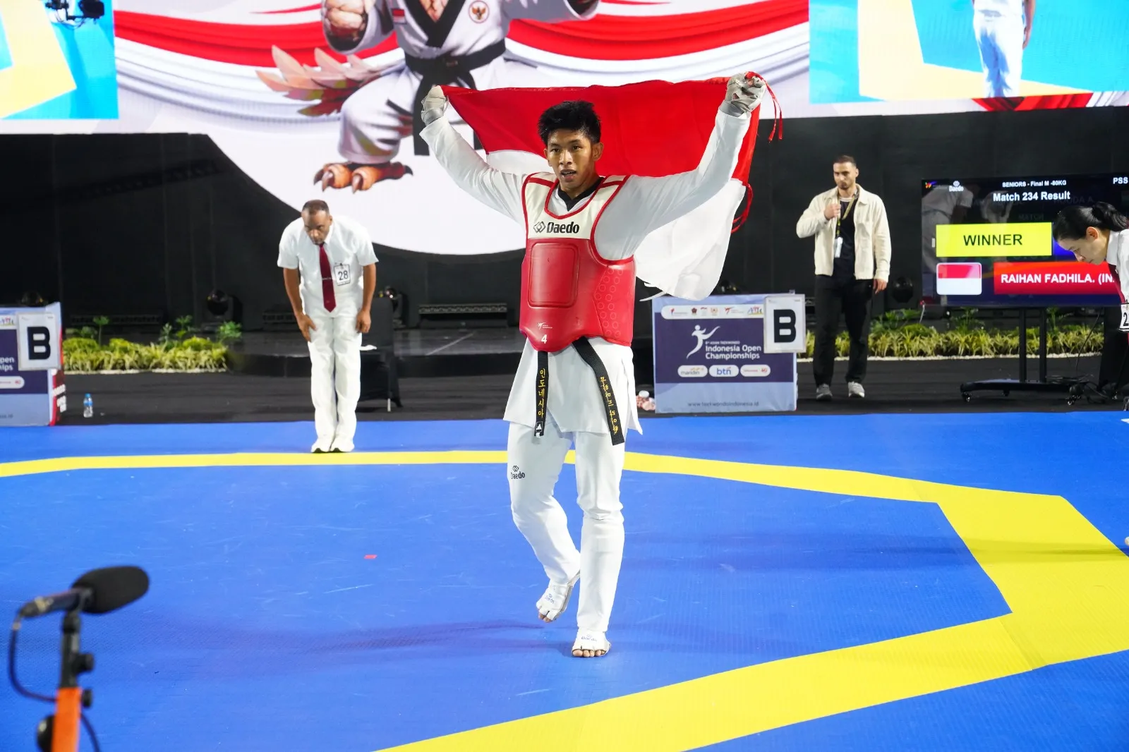 Muhammad Raihan Fadila Sabet Emas, Indonesia Berjaya di Kyorugi Asian Taekwondo Open 2026