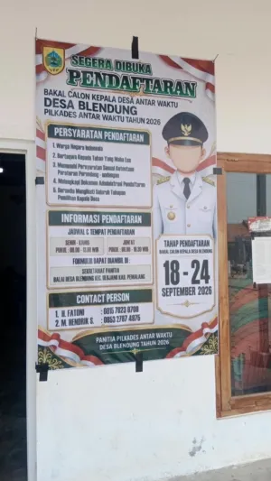 Pilkades PAW Desa Blendung 2026 Resmi Dibuka, Cek Syarat dan Jadwalnya