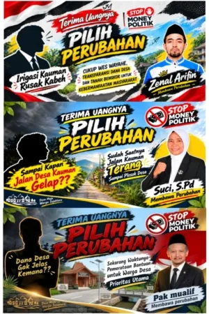 Pilkades Kauman Comal 2026: Tiga Calon Bersatu Usung Perubahan, Warga Soroti Kinerja Petahana