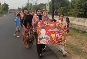 Gagas Acara Unik Berbalut Hari Batik, Balon Kades Muncang Pemalang Daryoto Jadi Harapan Baru Mayoritas Warga